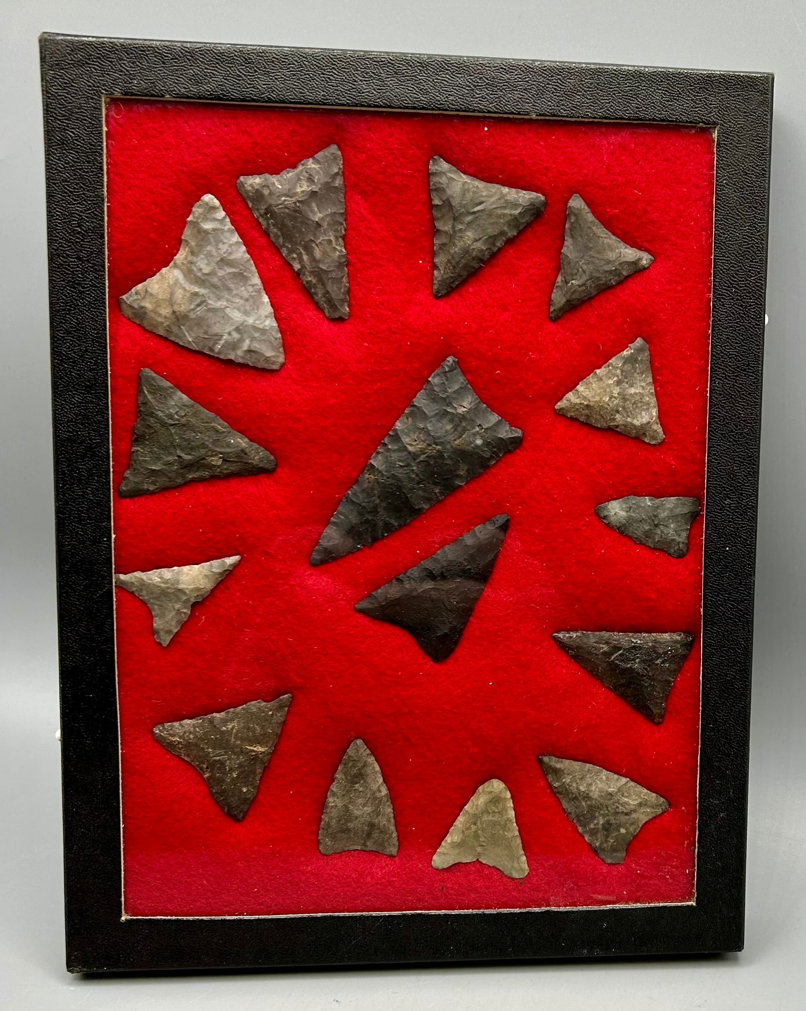 Fifteen Early Iroquois Stone Arrowheads (1 of 1)