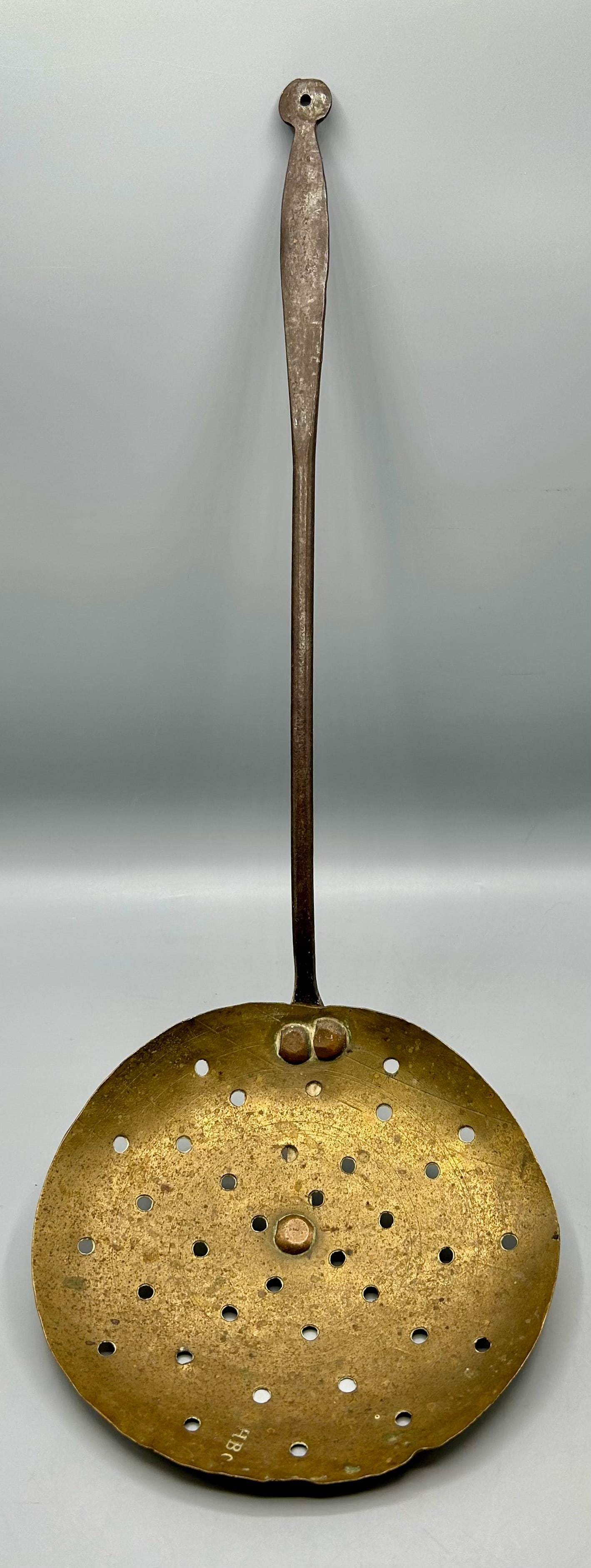 Early Brass H.B.Co. Skimmer with a Forged Handle (1 of 3)