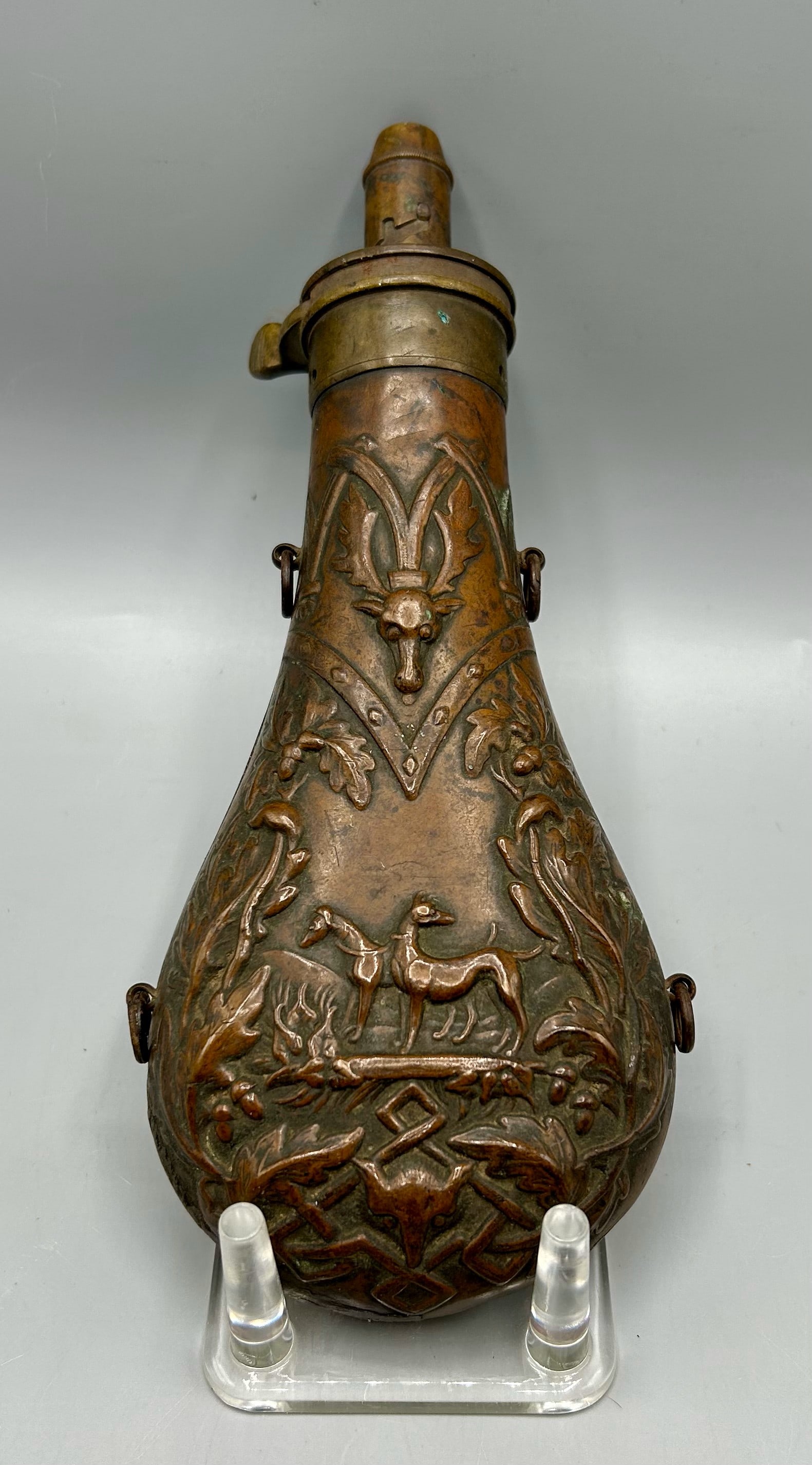 Superb Hunter's Dogs Powder Flask by Mathewman (1 of 4)