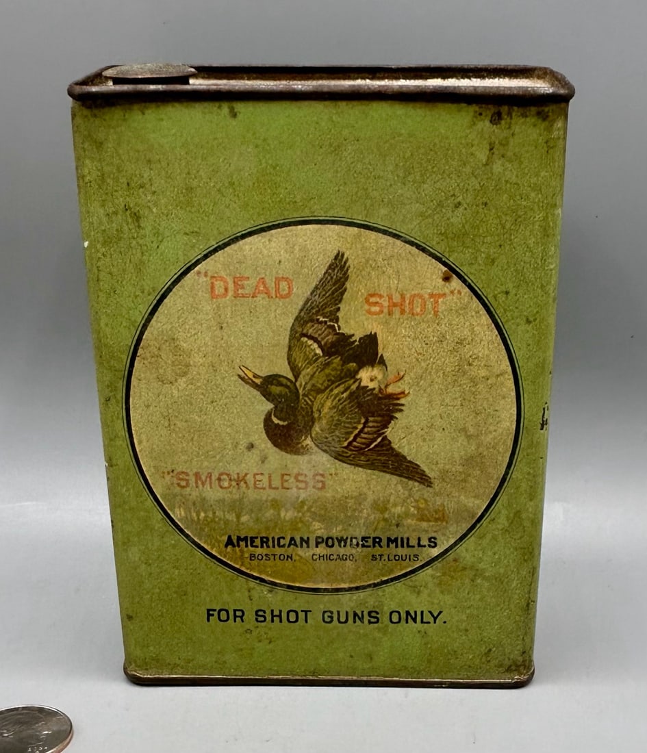 Dead Shot Powder Tin by American Powder Mills (1 of 4)