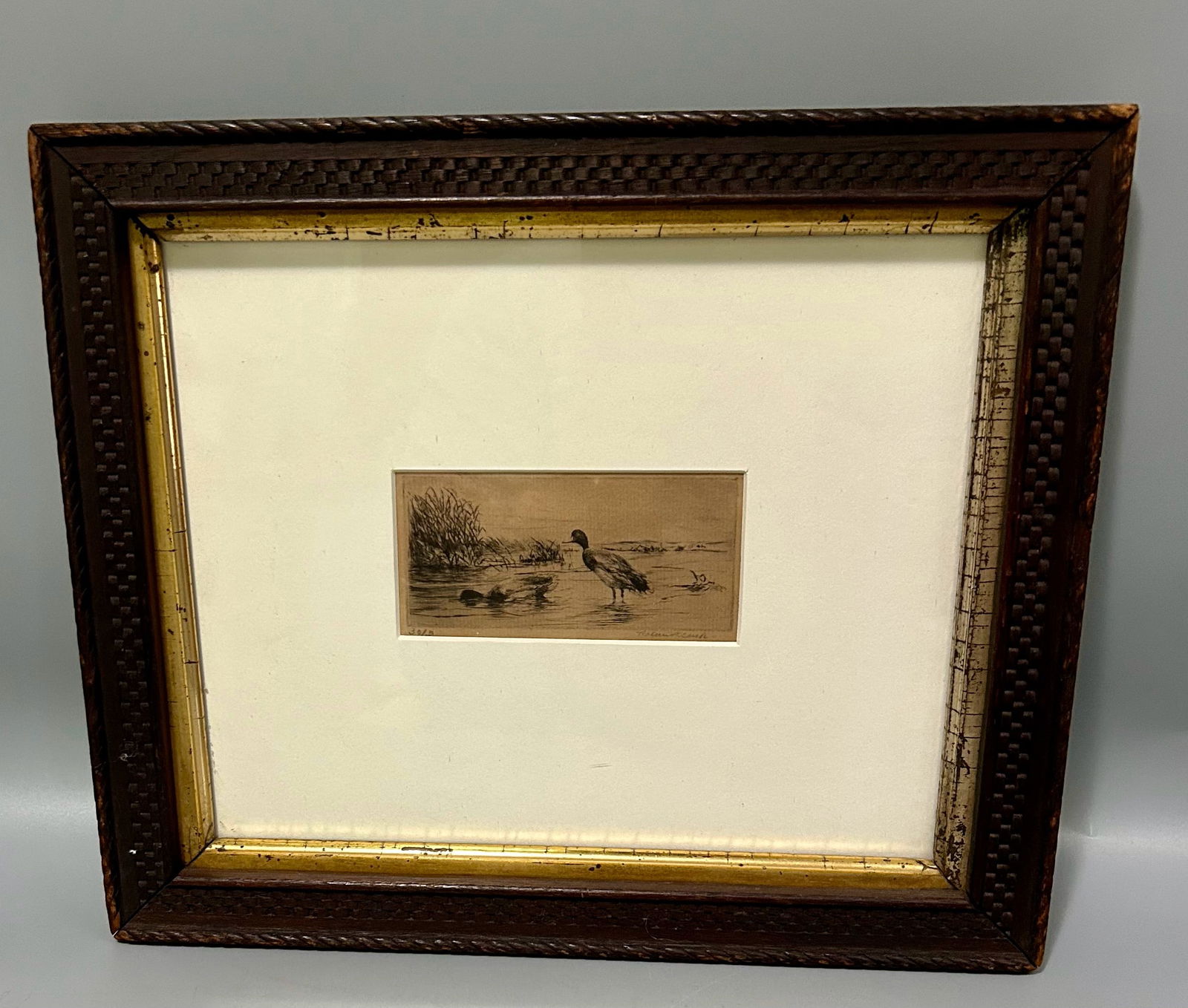 Roland Clark Etching and a Knap Print (1 of 4)