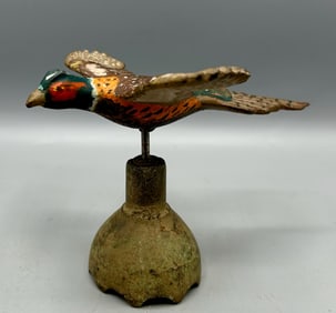 Miniature Metal Flying Ring-Necked Pheasant