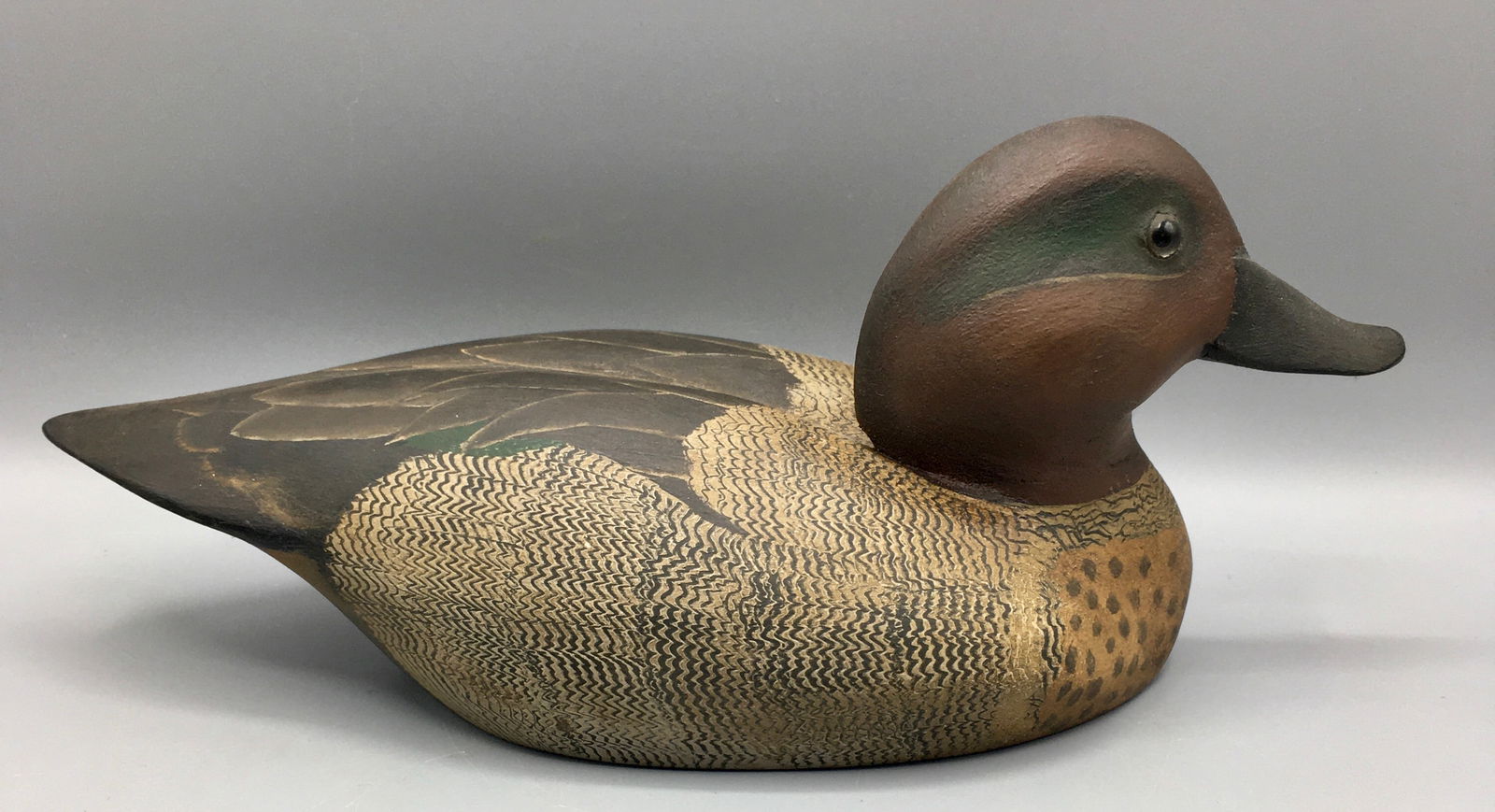 Green-Winged Teal Drake Decoy (1 of 4)