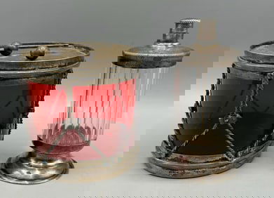 Sterling & Glass Pepper Mill and a Jelly Jar