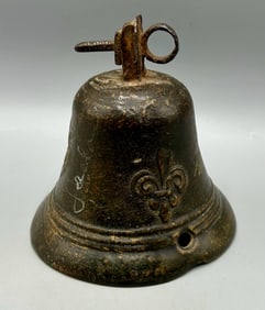 An Early Missionary Bell with Fleur de Lis