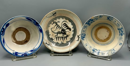 Three Early Oriental Bowls