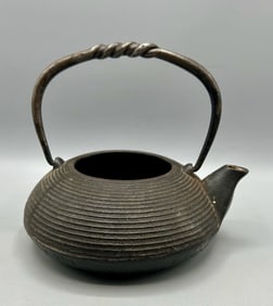 Early Japanese Cast Iron Teapot