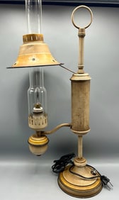 Student Lamp with Toleware Paint