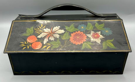 A Toleware Decorated Carrier