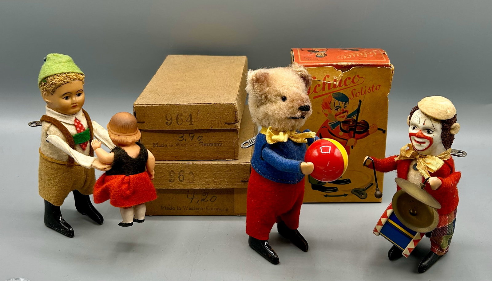 Three Wind-Up Toy Figures by Schuco (1 of 3)
