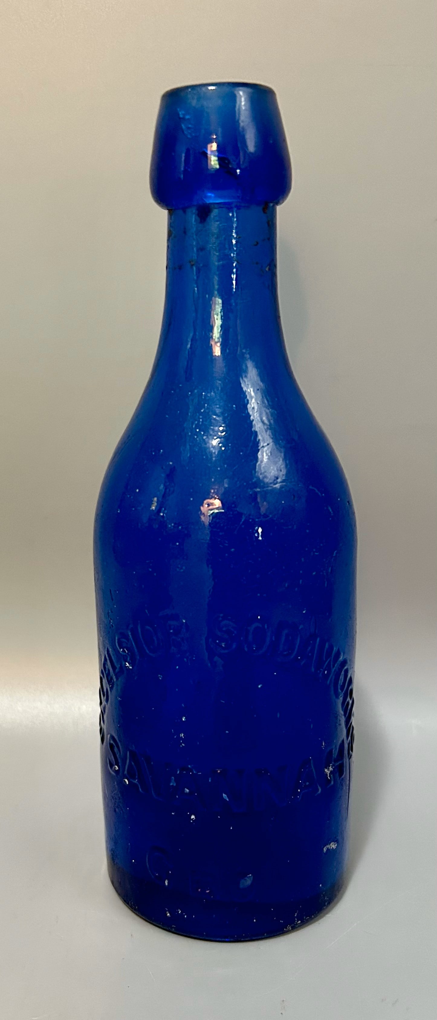 An 1866 John Ryan Soda Bottle from Georgia (1 of 3)