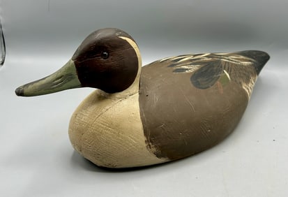Pintail Drake by A. Elmer Crowell, Ex Mackey Coll.