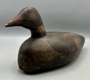 An Early Hollow Merganser Decoy