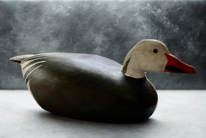 Hollow Blue Goose from a Cape Cod Collection