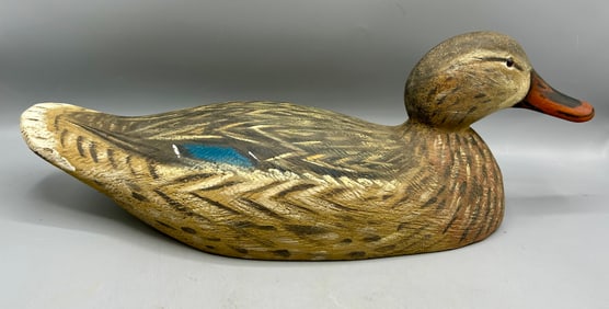 Mallard Hen Decoy by Mike Borrett