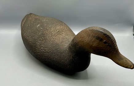 Swimming Black Duck Decoy by Downeast Sportcraft