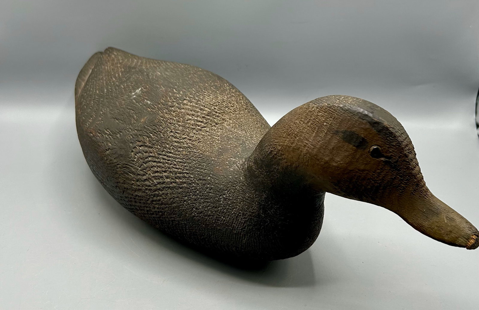 Swimming Black Duck Decoy by Downeast Sportcraft (1 of 5)