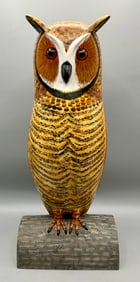 Owl Carving by D.S. Regan