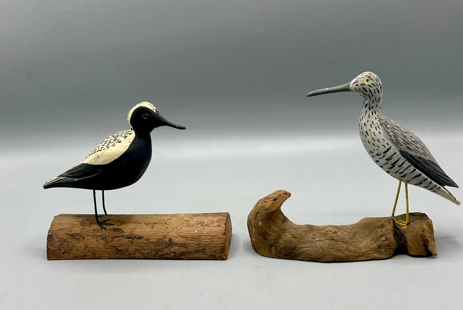 Two Miniature Shorebirds by Allston Burr (1 of 5)