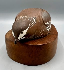 Rare Bobwhite Quail Carving by Dr. Lewis Webb Hill