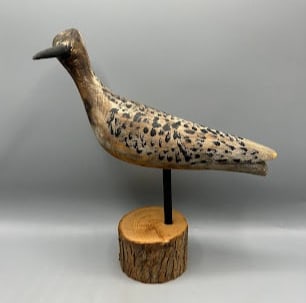 Turned Head Shorebird Decoy by Herbert Randall (1 of 4)