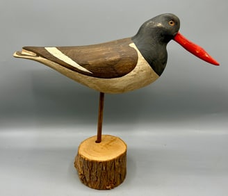 Life-Size Oystercatcher Decoy by Will Kirkpatrick