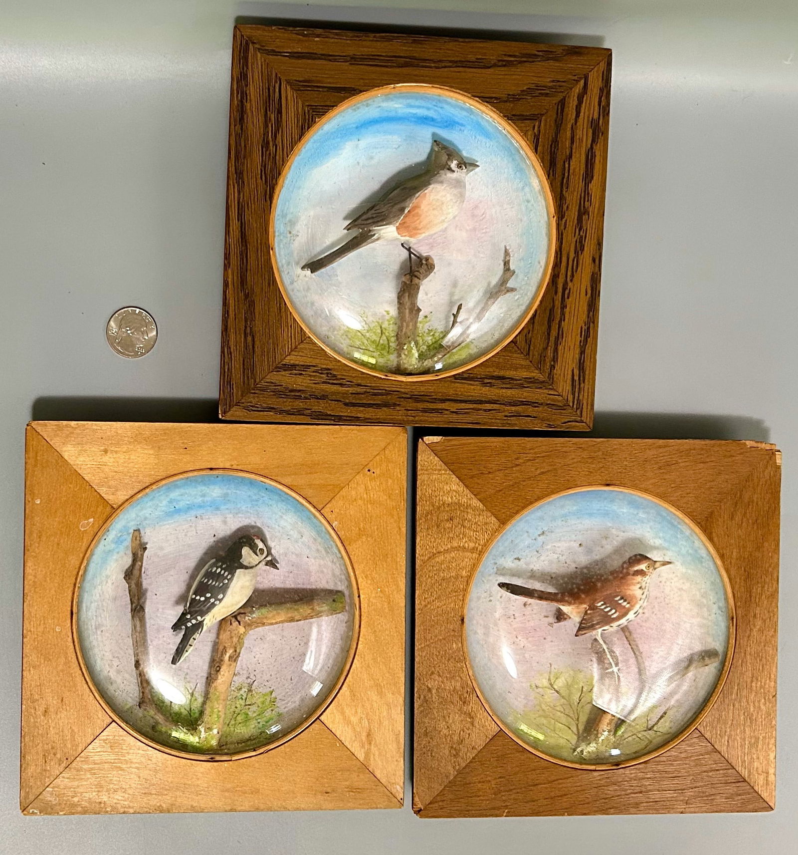 Two Bird Plaques by Arthur Peltier (1 of 3)