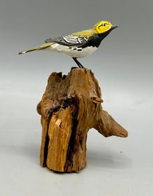 Rare Micro Miniature Warbler by Helen Lay Strong