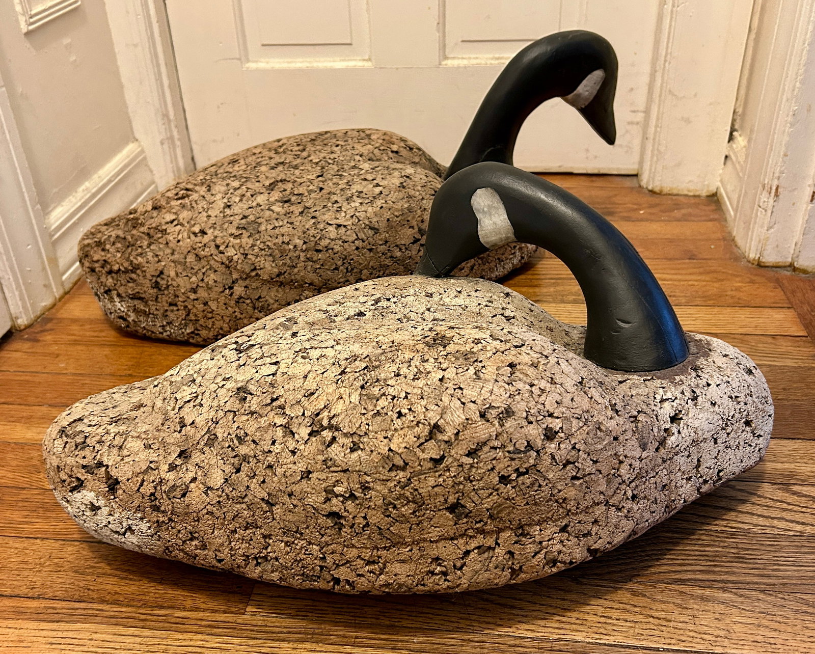 Two Cork Bodied Canada Geese (1 of 3)