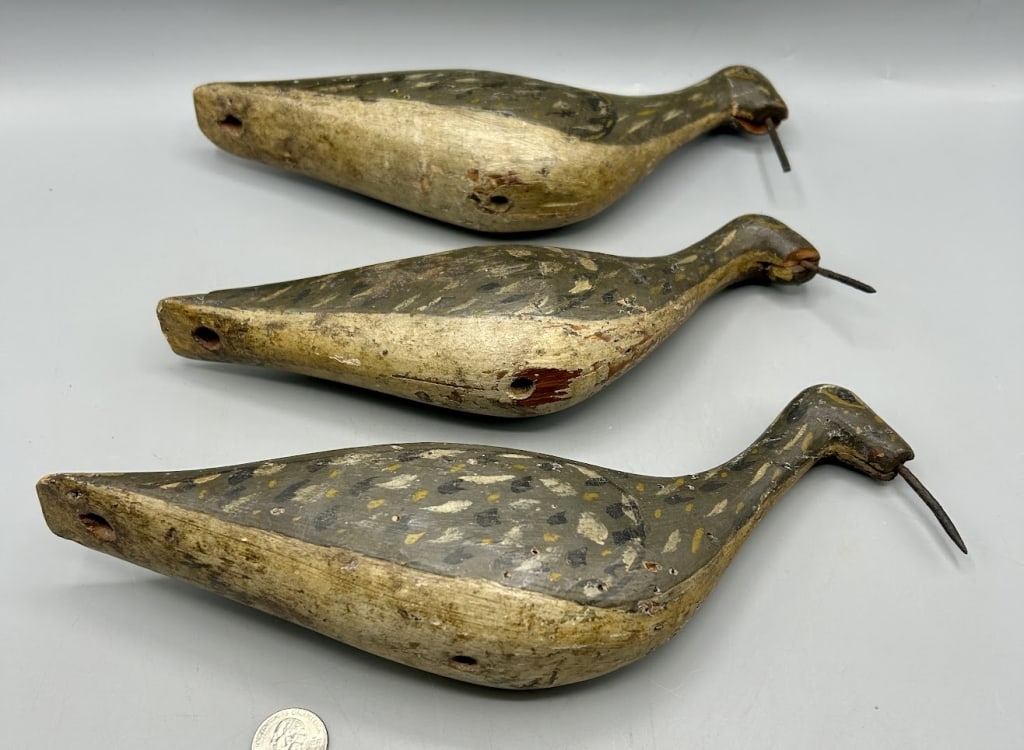 Three Yellowlegs Decoys by the Midgett Family (1 of 4)