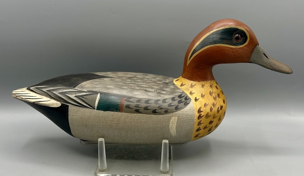 Green-Winged Teal Drake Decoy by T.J. Hooker (1 of 4)