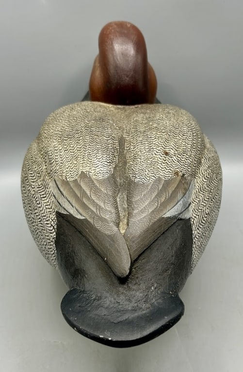 Superb Cork-Bodied Redhead Decoy - 4