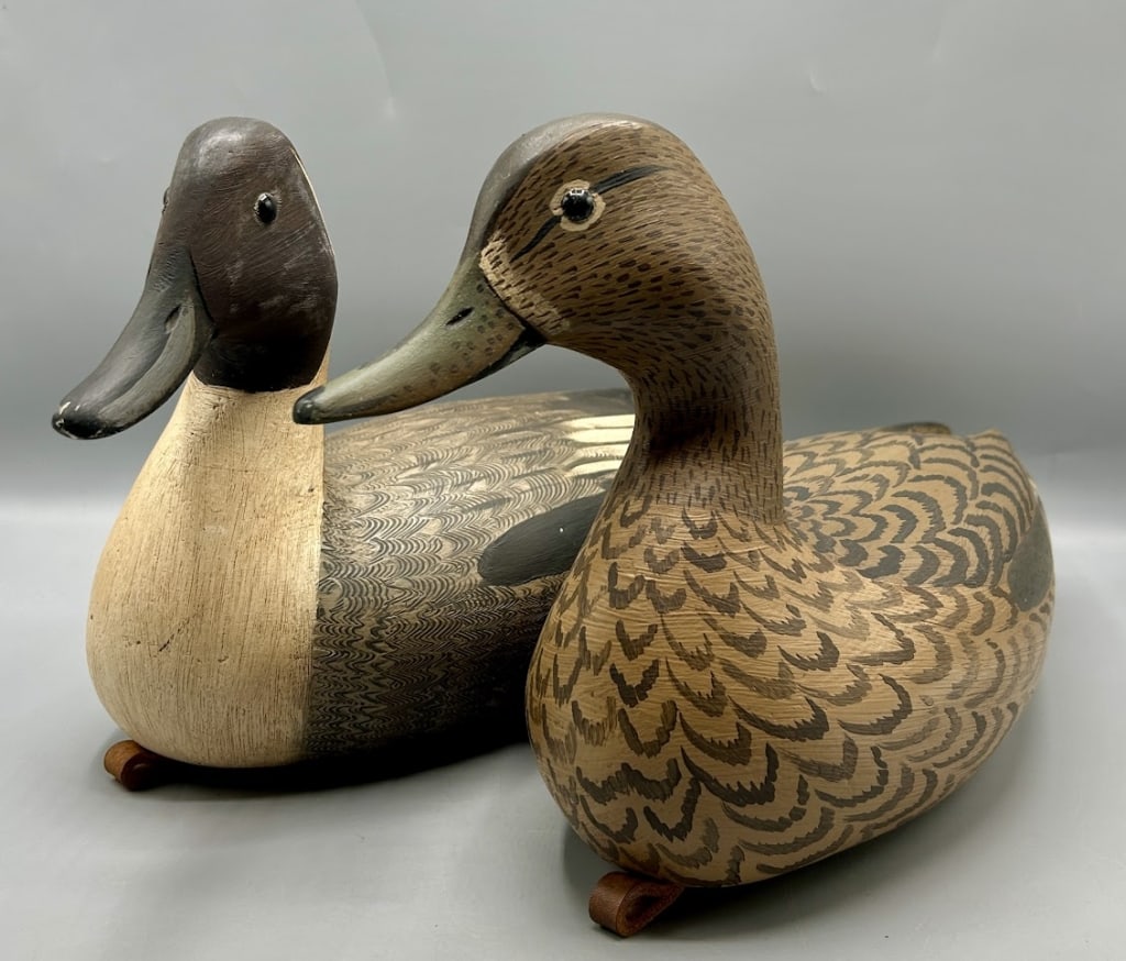 Pair of Pintail Decoys by Mike Borrett (1 of 5)