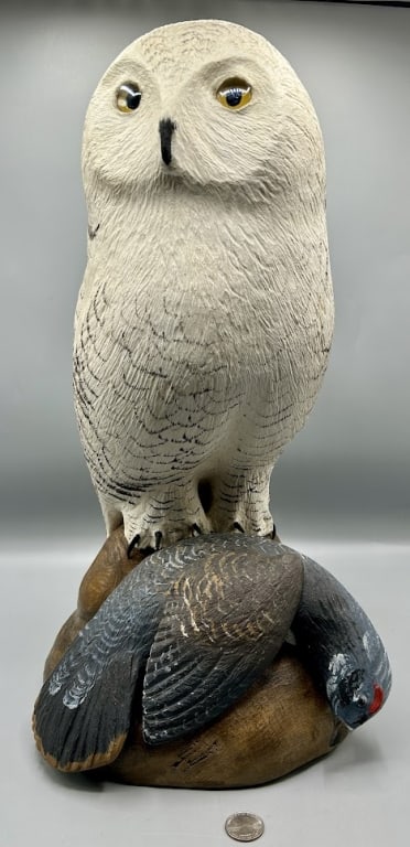 Life Size Snowy Owl by Casey Edwards (1 of 5)