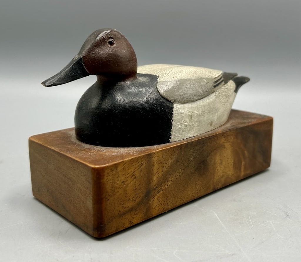 Miniature Canvasback Drake by Dr. Hill (1 of 4)