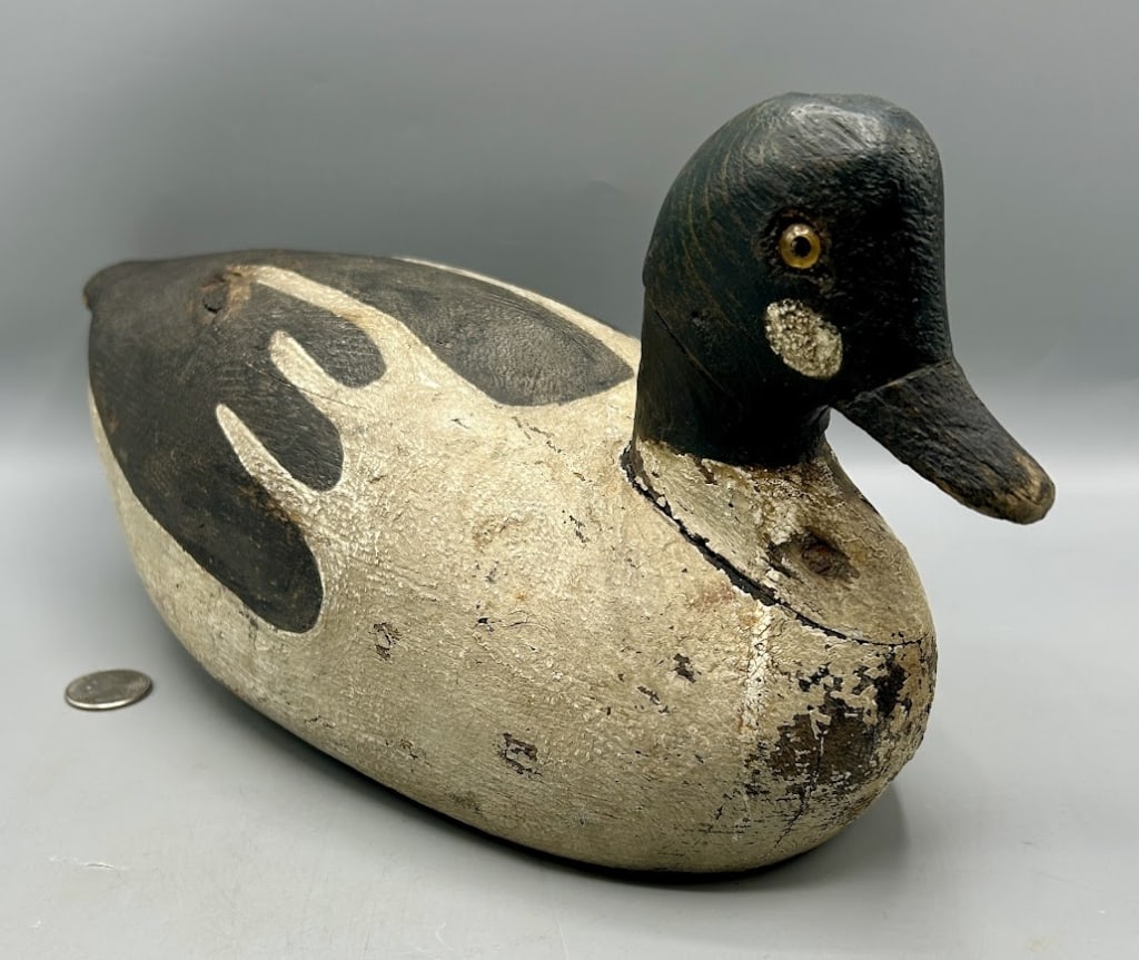 Early Goldeneye Drake Decoy attr. to John Haff (1 of 6)