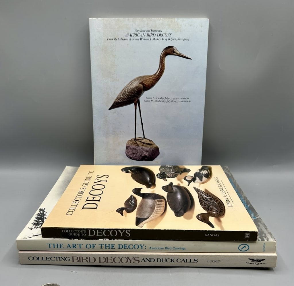 Three Decoy Collecting Books and an Early Catalog (1 of 1)