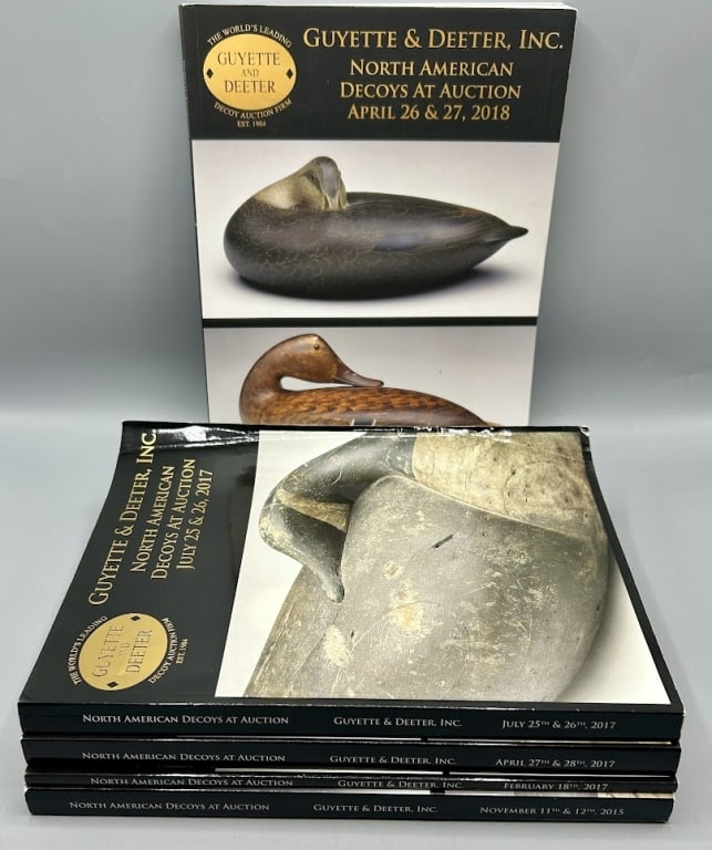 Five Guyette and Deeter Decoy Auction Catalogs (1 of 1)