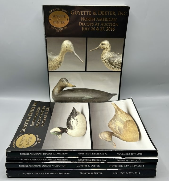 Five Guyette and Deeter Decoy Auction Catalogs (1 of 1)