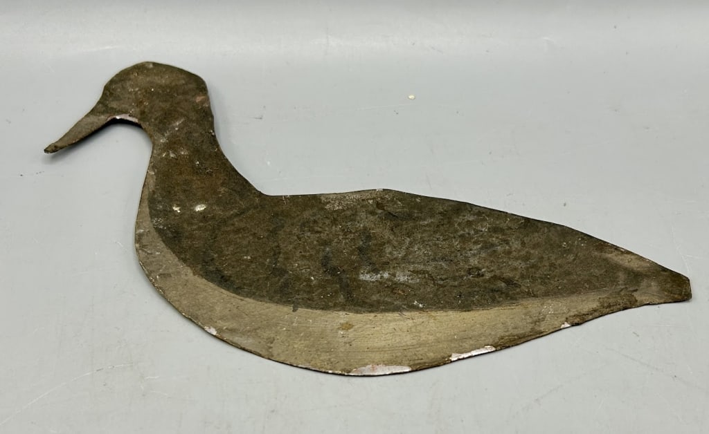 Flattie Tin Shorebird Decoy (1 of 2)