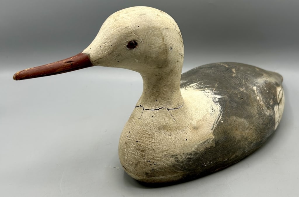 Primitive Seagull Decoy by W. Taylor (1 of 4)