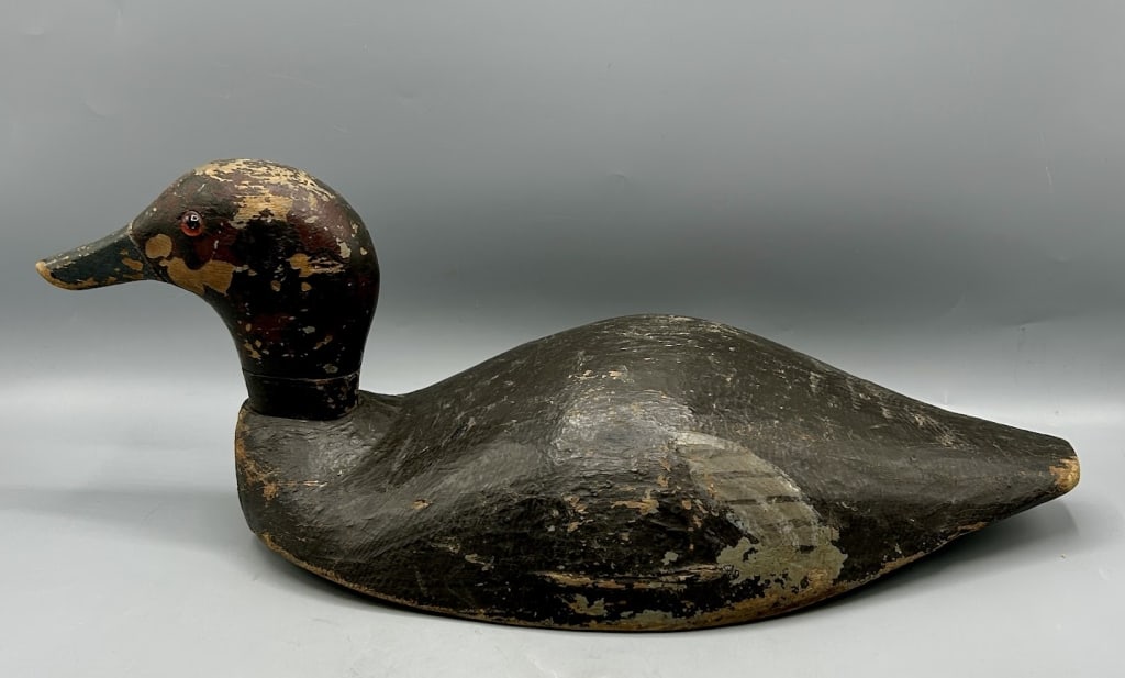 Early Turtleback Black Duck - 2