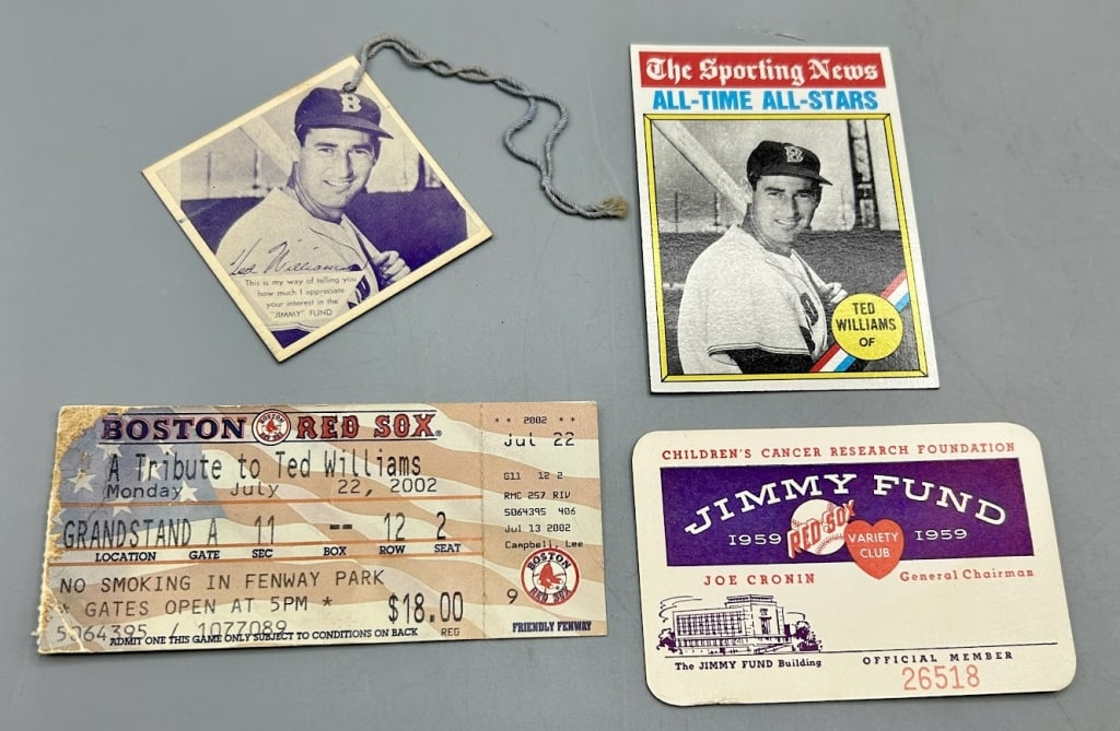 Ted Williams Ephemera Lot (1 of 2)