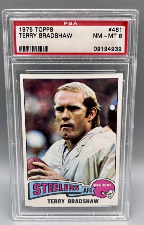Terry Bradshaw Football Card (1 of 2)