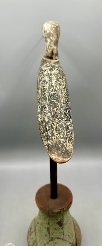 Plover Shorebird Decoy from the Coffin Family Nantucket - 5