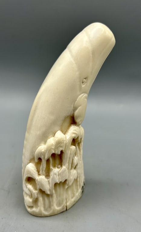 Carved Breaching Whale by (1 of 4)
