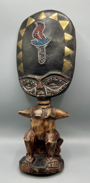 Nice African Fertility Wooden Doll (1 of 3)