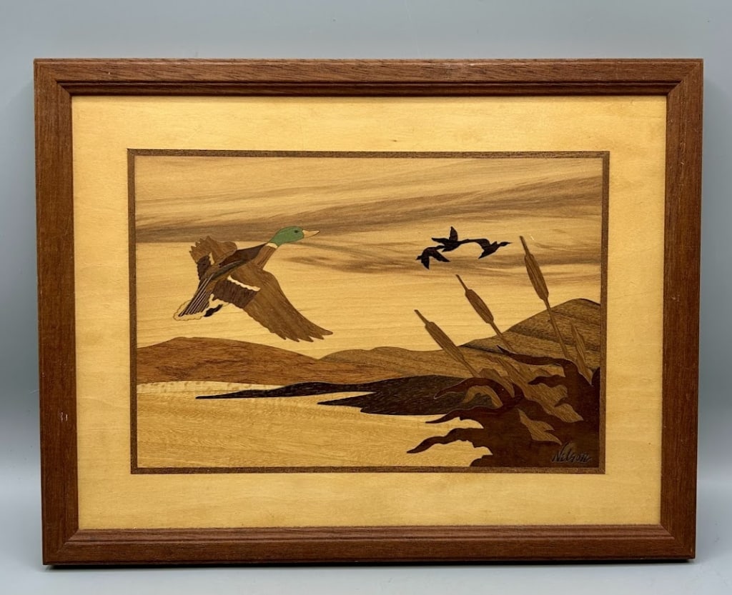 Wood inlay Waterfowl Picture (1 of 2)