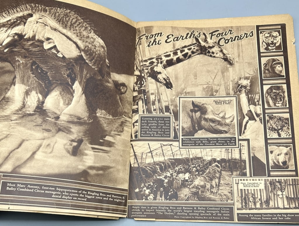1935 Famous Circus Ringling Bros.Program - 7