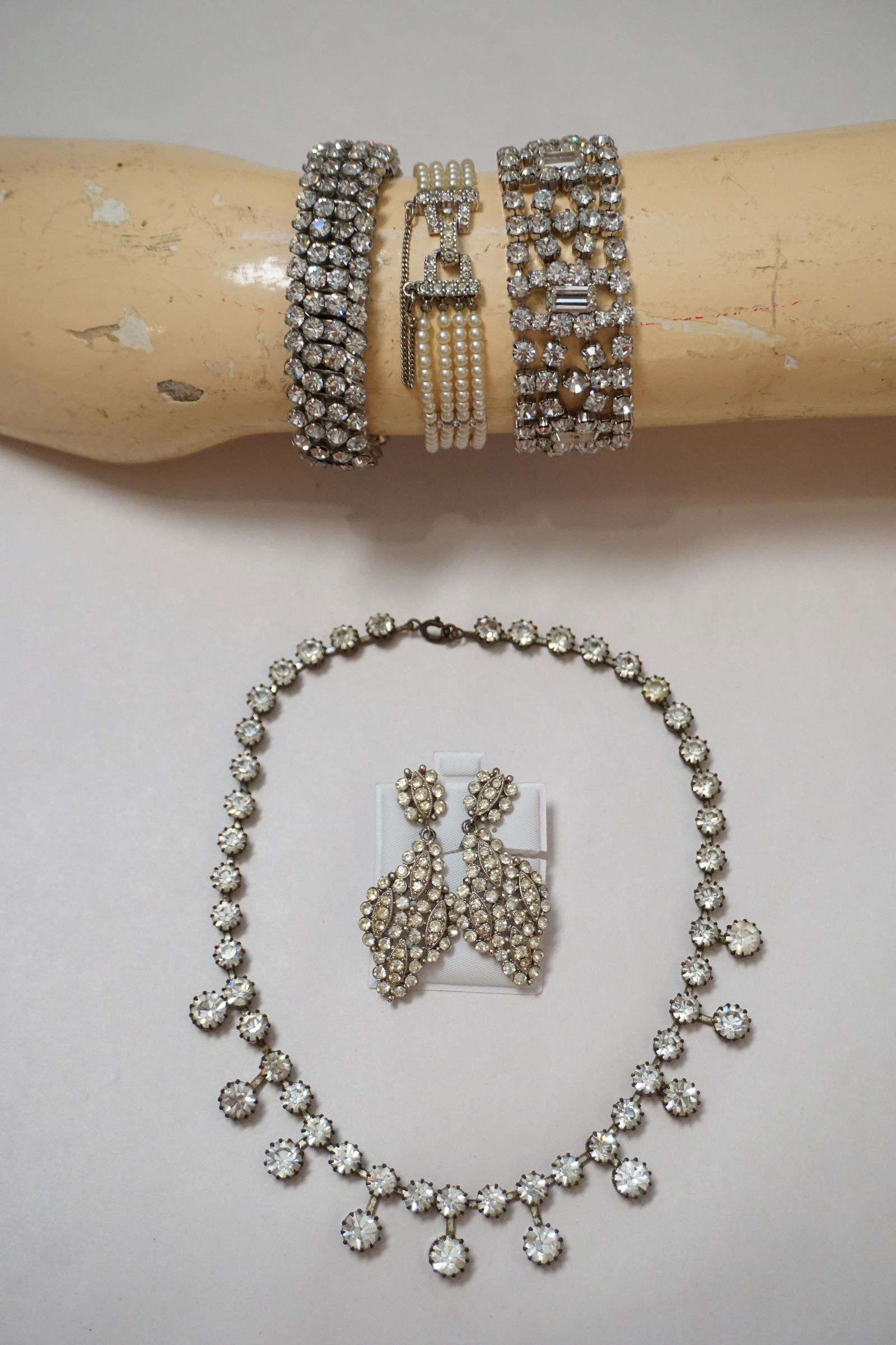 Vintage signed costume jewelry lot of five (1 of 5)